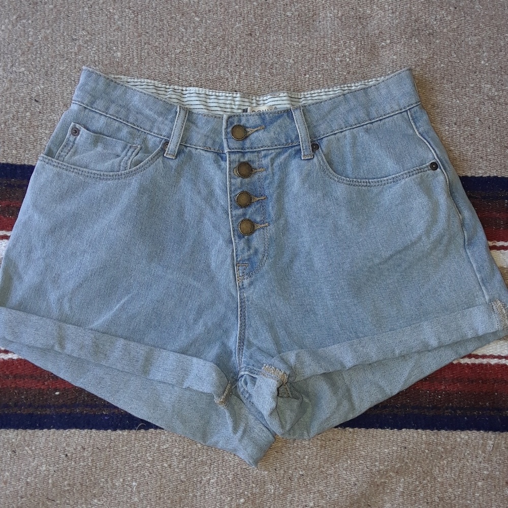 Roxy High Waist Denim Shorts